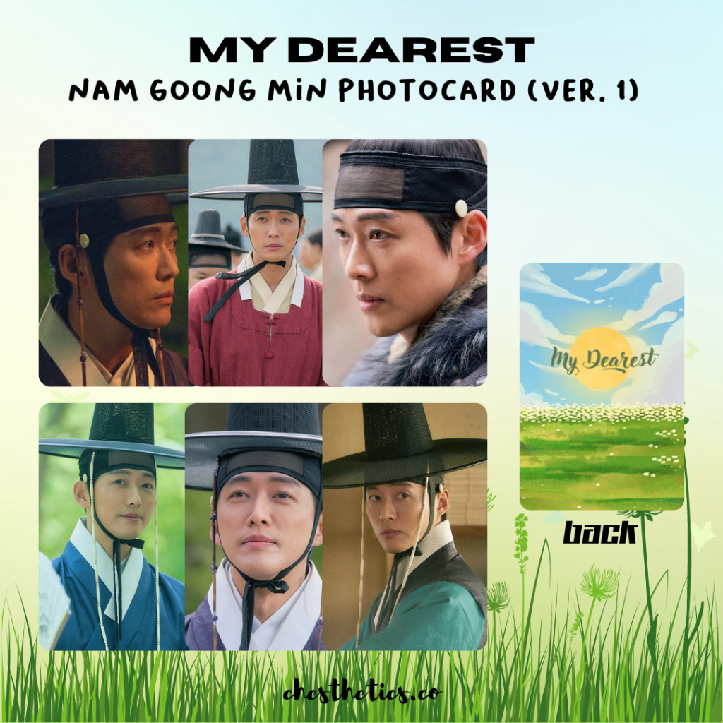 My Dearest KDrama Korea Korean Drama Photocard Aktor Nam goong Min Ahn Eunjin