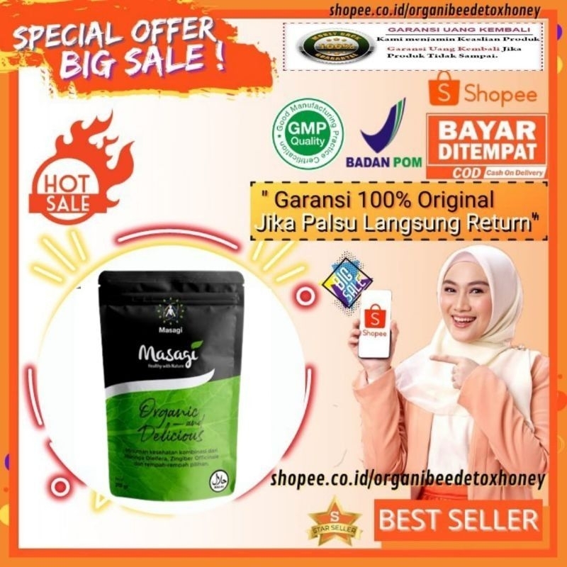 Masagi Organic Delicious - Masagi Obat Diabetes Herbal Asli Original