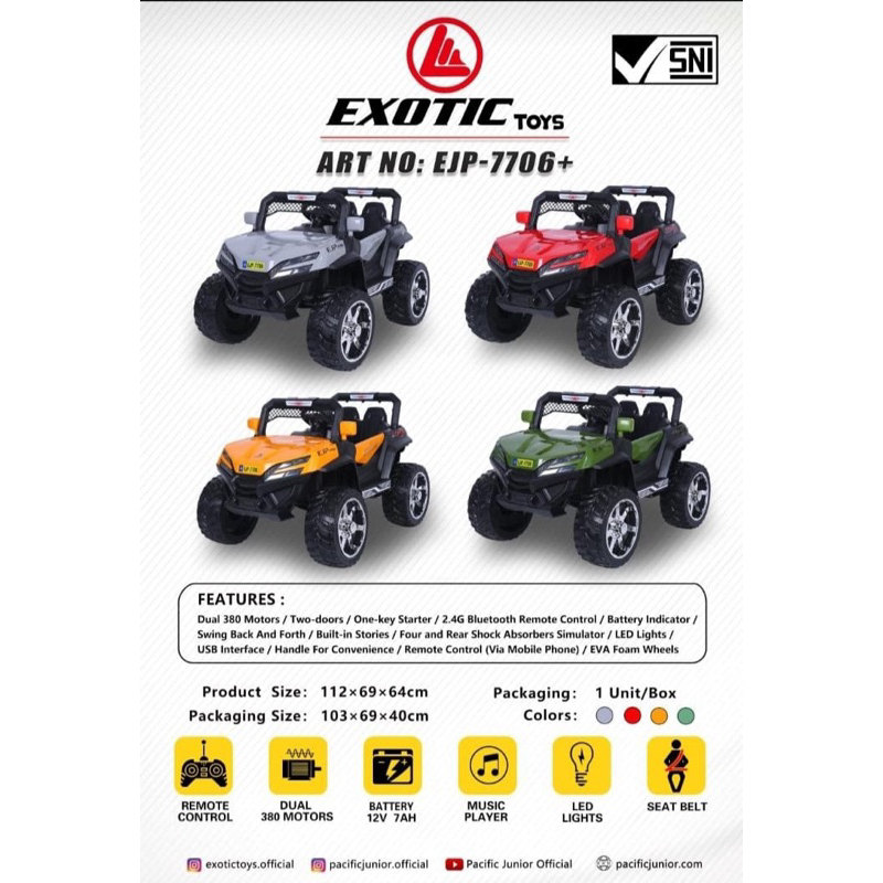 MOBIL AKI EXOTIC EJP 7706+ (BAN KARET)