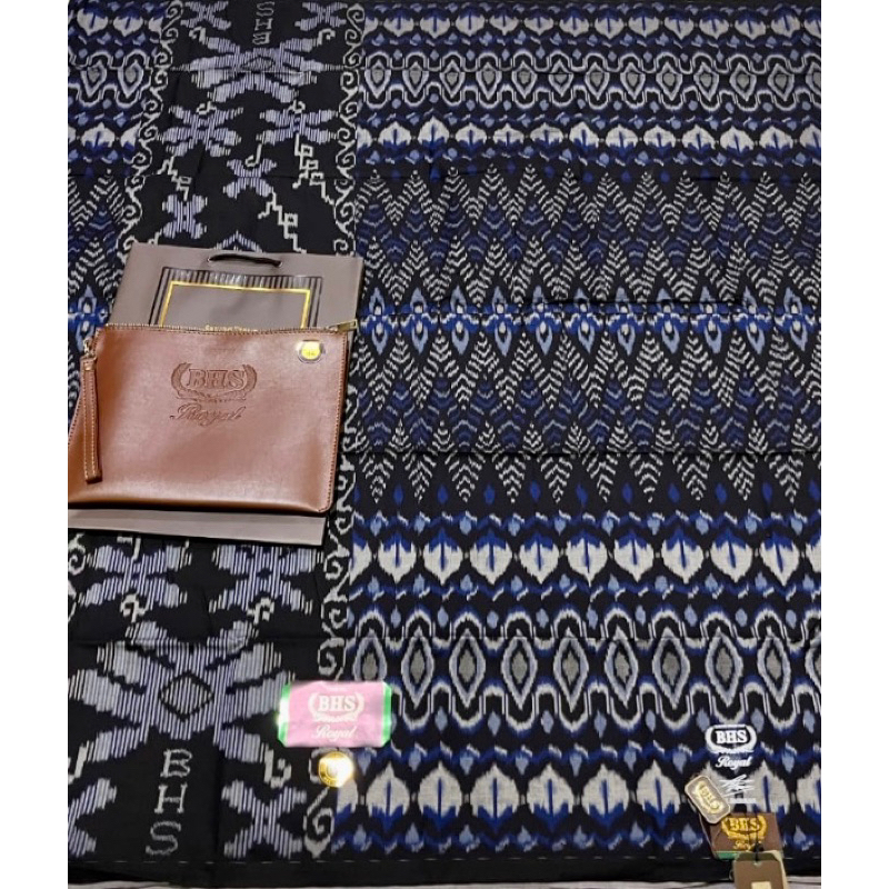 SARUNG BHS ROYAL GOLD IBD KAWUNG HITAM SPESIAL MOTIF LANGKA LIMITED EDITION