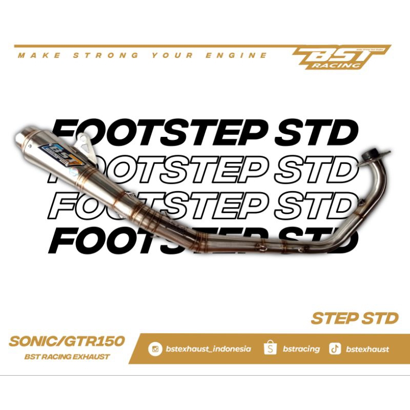 KNALPOT Sonic 150R Footstep Std BST RACING