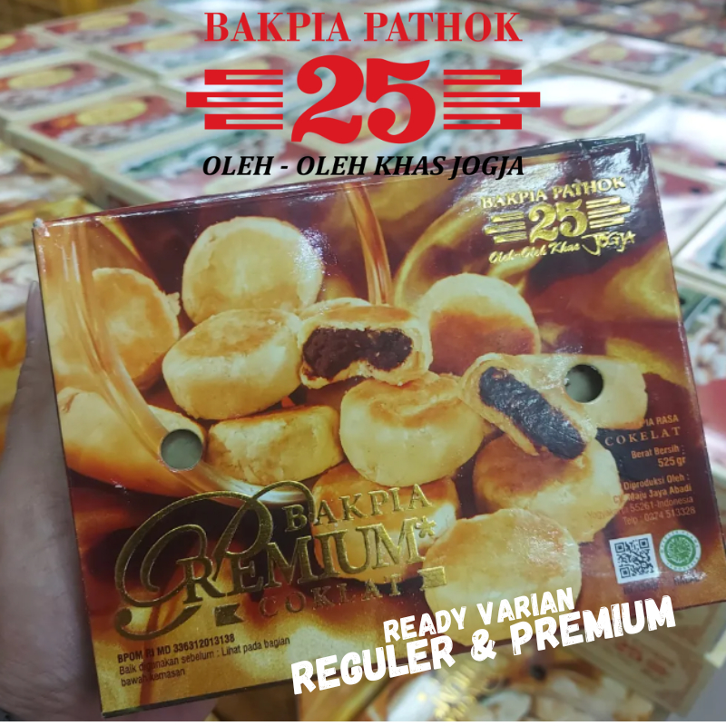 

BAKPIA PATHOK 25 Original Fresh Langsung Dari Pabrik - Reguler dan Premium - Packing Aman, Oleh-oleh Khas Jogja