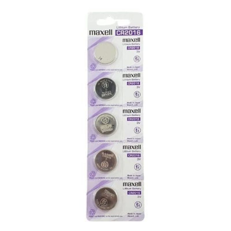 BATERAI MAXELL CR 2016 LITHIUM BATU BATRE 3VOLT BATTERY 3 VOLT CR 2016 BATERAI MAXELL CR 2016