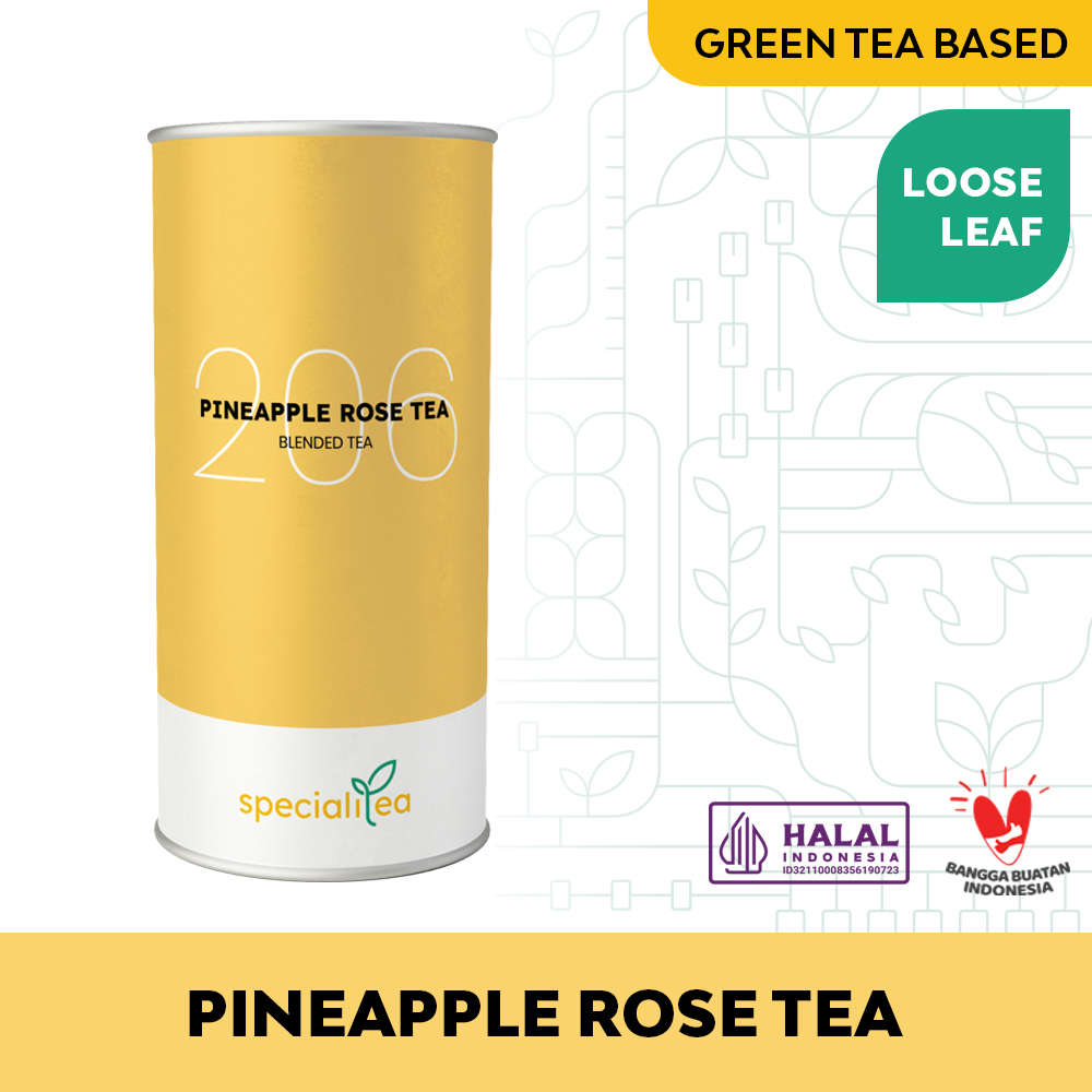 

Pineapple Rose Tea - Blended Tea - Green Tea / Teh Hijau - Specialitea - Indonesian Artisan Tea