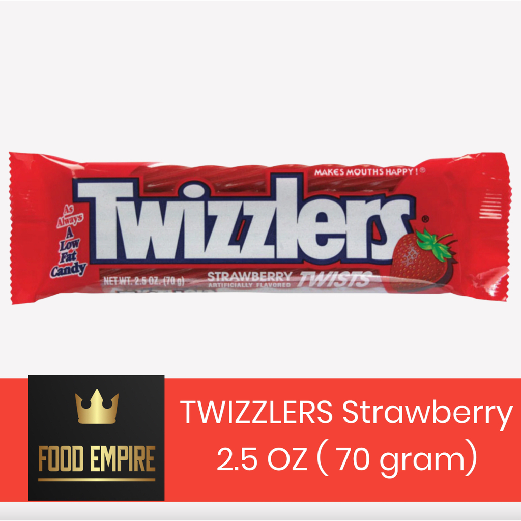 

TWIZZLERS Twists Strawberry Candy 2.5 oz | Permen Twizzler 70 gram
