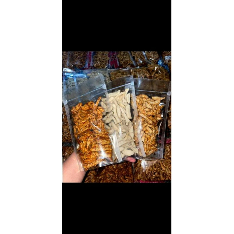 

Basreng Enak Rasa Ori, Pedas, Extra Pedas Kemasan Pouch
