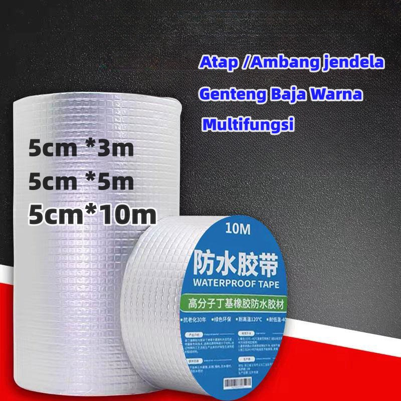 LAKBAN ANTI BOCOR 3M 5M LAKBAN ALUMINIUM FOIL BUTYL super kuat perbaikan super untuk retak