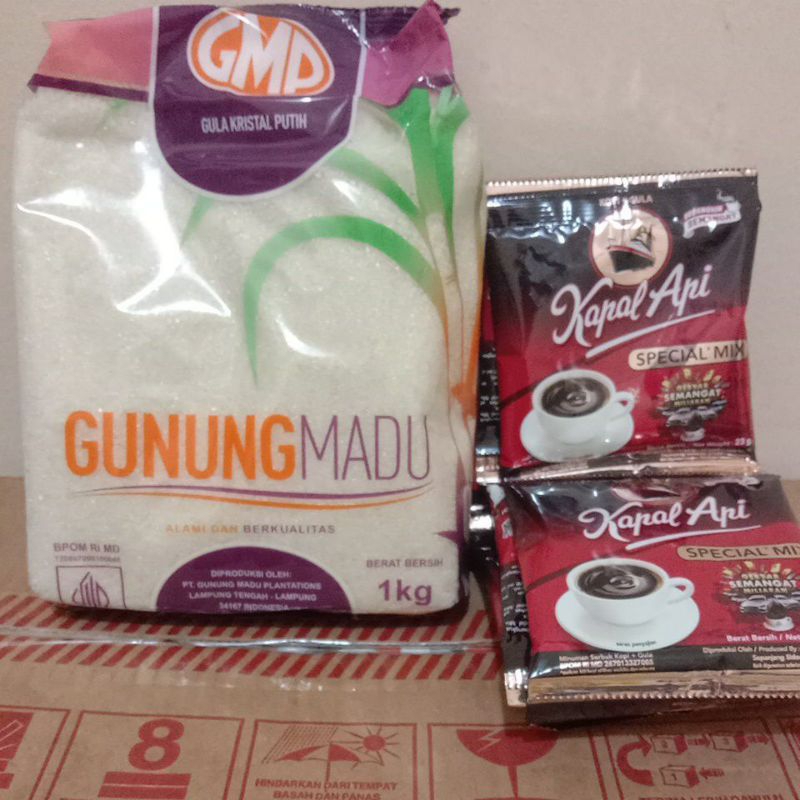 

PAKET GULA 1Kg + KOPI 1 RENCENG MURAH
