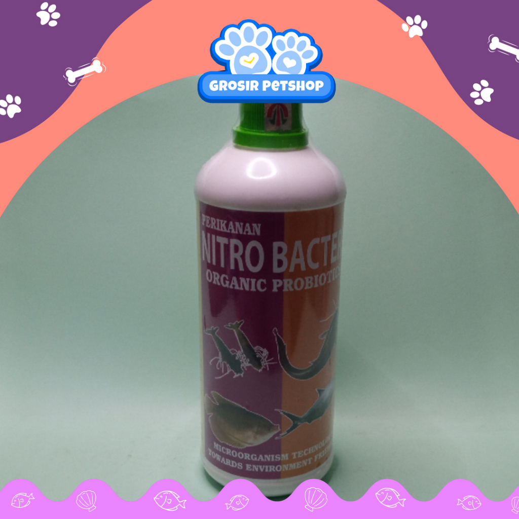 NITROBACTER 500ML - CAIRAN PROBIOTIK PENGURAI AMMONIA OBAT PENGILANG BAU KOLA TAMBAK IKAN MENURUNKAN