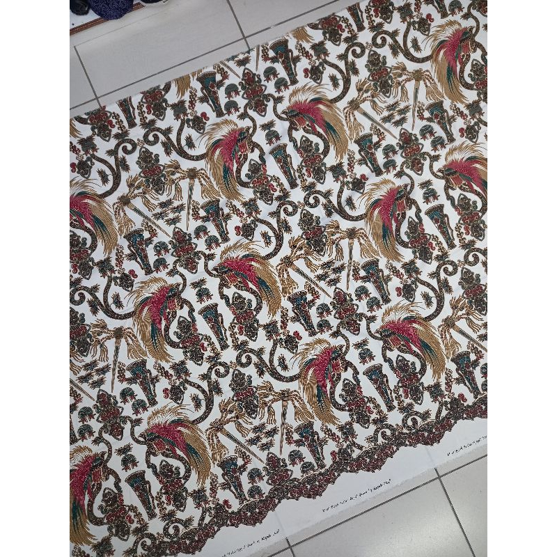 batik silki motip papua burung  cndrawasi