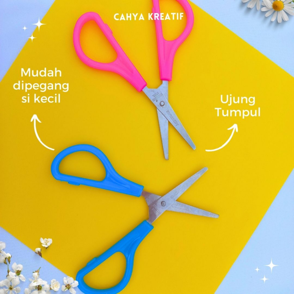 

Gunting anak ujungnya tumpul aman buat anak-anak