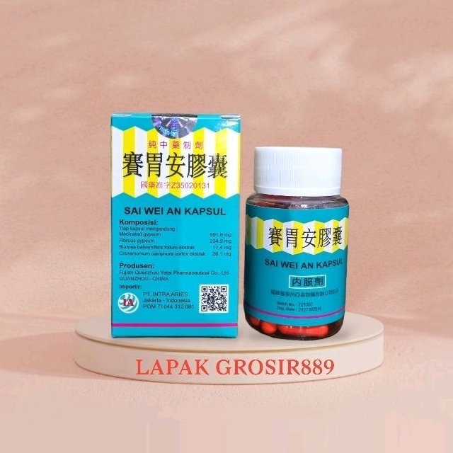 SAI WEI AN - SAI MEI AN KAPSUL , Obat Lambung & Pencernaan
