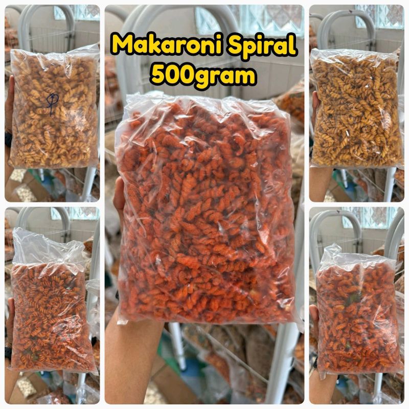 

Makaroni Spiral 500gram Jagung Pedas Manis | Spiral Balado | Spiral Sapi Panggang