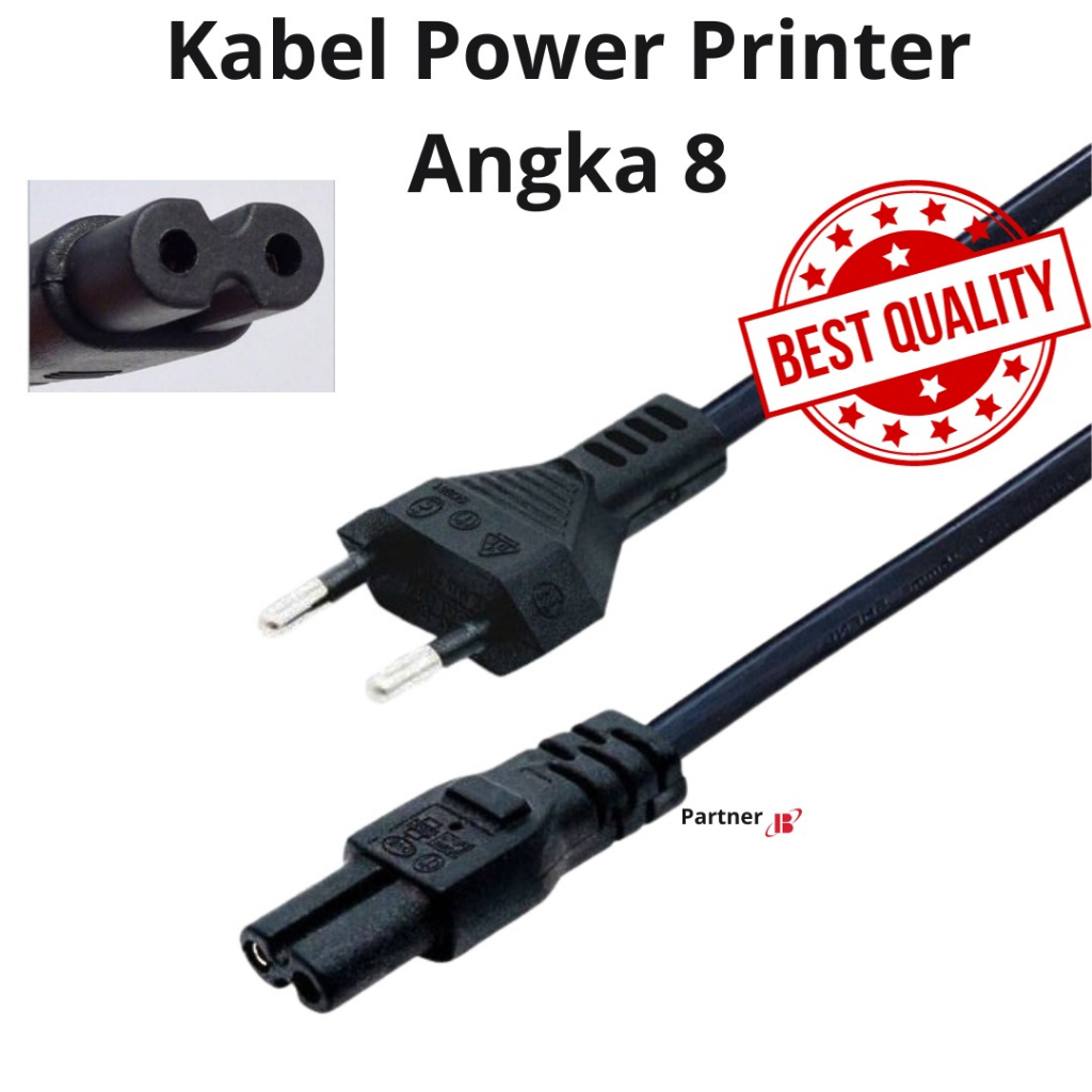 Kabel Power Angka 8 / kabel angka 8 / kabel power printer