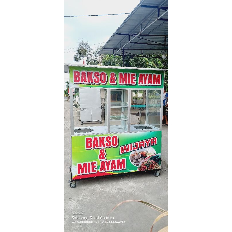 Rombong bakso dan mie ayam
