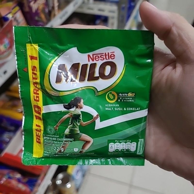 

susu milo nestle sachet 22 g