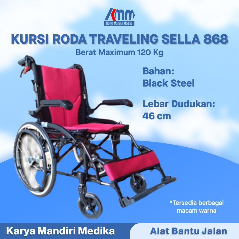 Kursi Roda Traveling SELLA 868