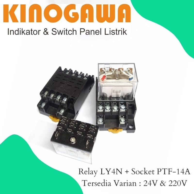 Relay LY4N 24V 220V 14 Pin