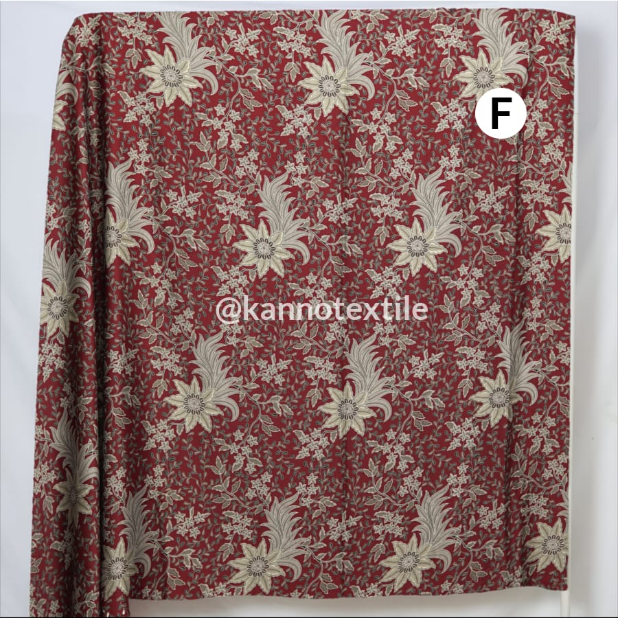 PAKET Kain Batik Halus Semi Sutra BH114 F 100 Meter