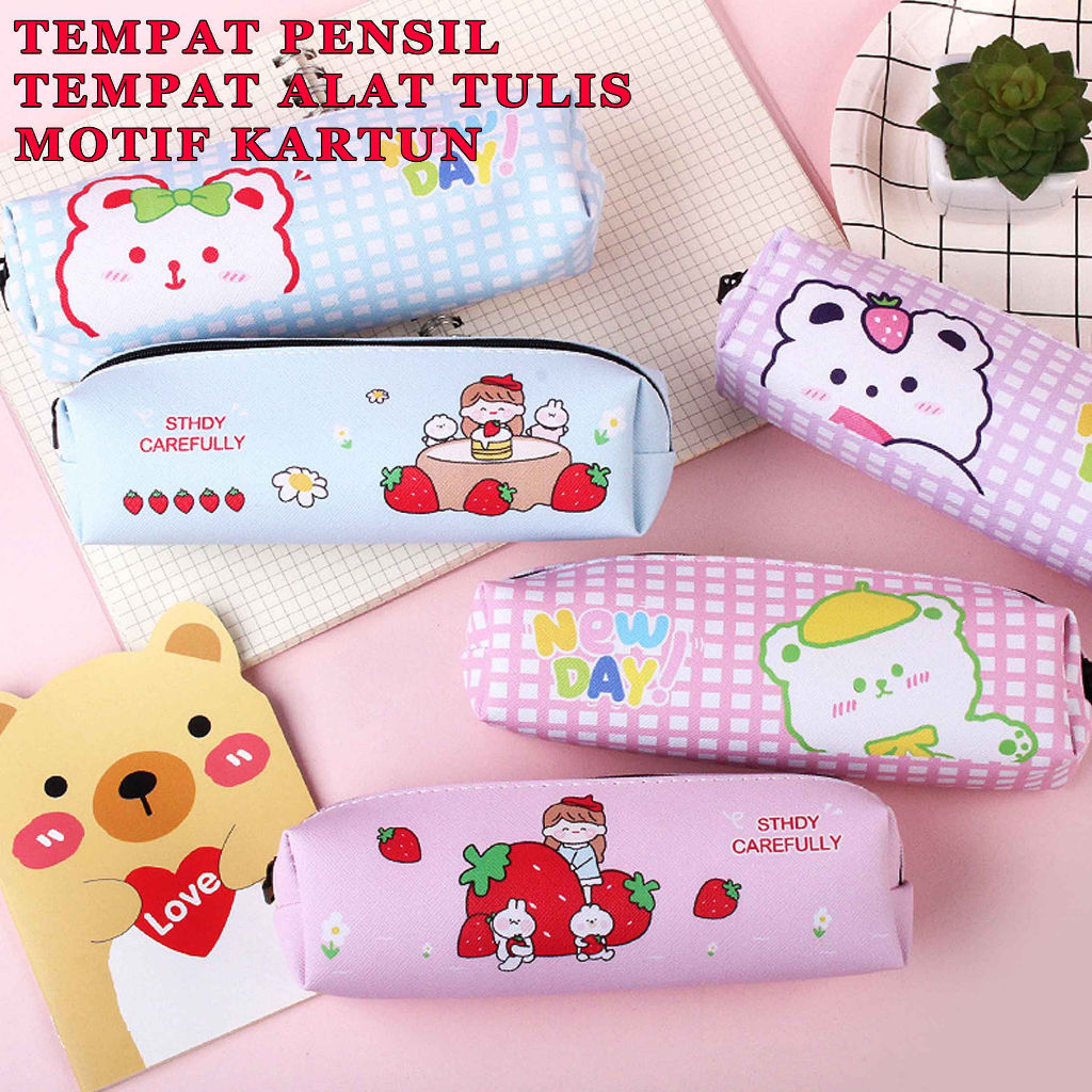 

Tempat Tulis Motif Kartun * Tempat Pensil * Tempat Alat Tulis
