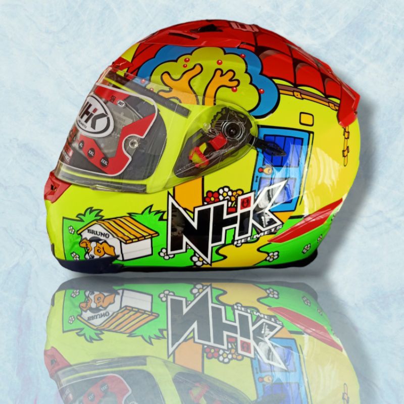 Helm NHK RX9 Arkid Rossi House / Helm NHK Full Face / Helm NHK FullFace