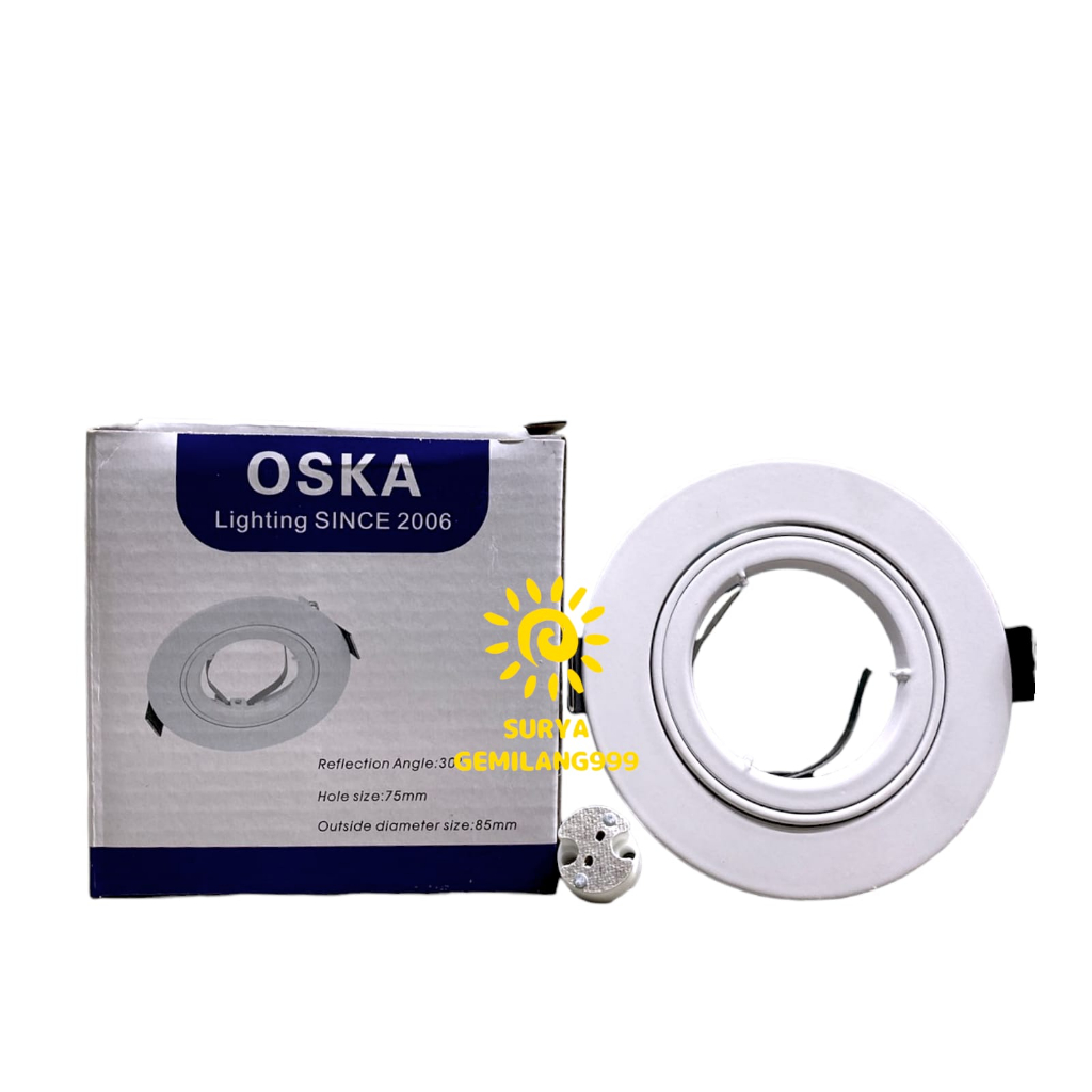 KAP LAMPU MR16 / RUMAH DOWNLIGHT MR16 / HOUSING HALOGEN MR16 / CASING MR16