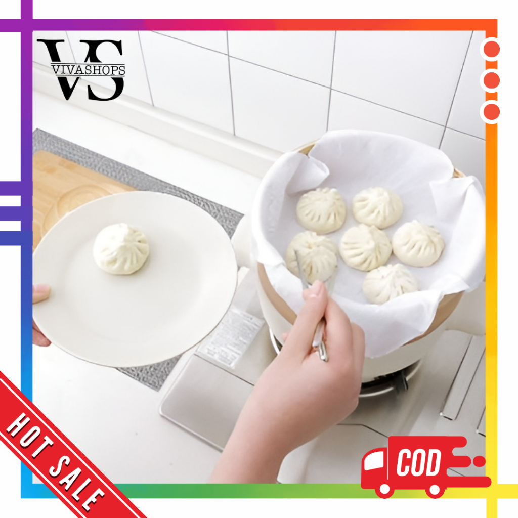 Kain Tatakan Kukusan Anti Panas Anti lengket / Kain Kukusan Makanan Roti Kue Serbaguna