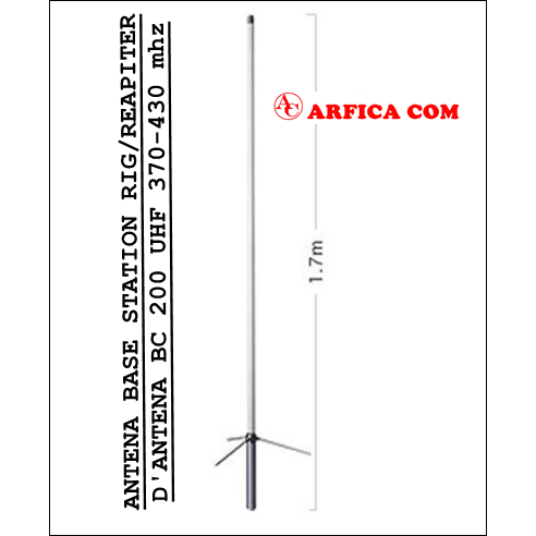 Jual Antena Uhf Rig Base Station D'Antena Bc200L Bc-200L Bc 200L Original Tbk