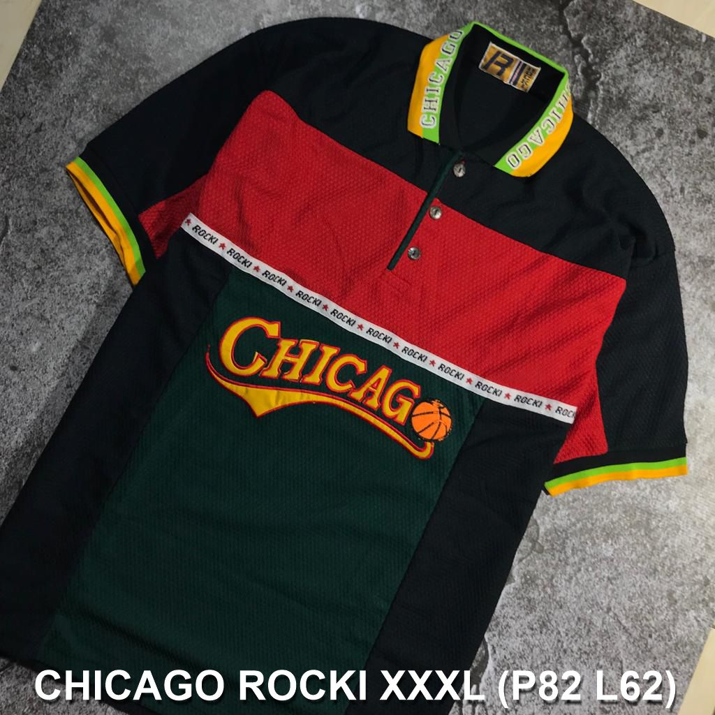 KAOS POLOSHIRT VINTAGE NBA CHICAGO ROCKI
