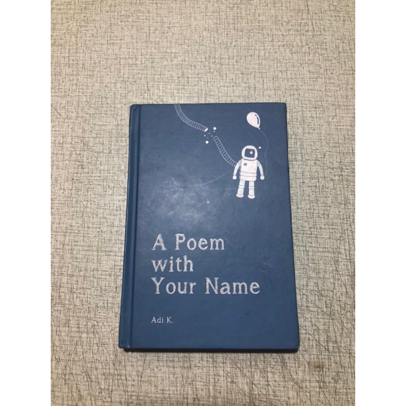 Preloved A Poem With Your Name by Adi K ( Preloved Buku/Novel Bekas )