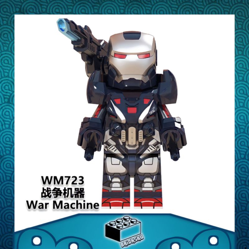 Mainan Minifigure Lego War Machine Superhero Marvel Avengers WM723