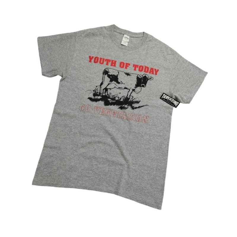 Kaos Band YOUTH OF TODAY - GO VEGETARIAN (M) Tshirt Baju Band Import Pria Wanita