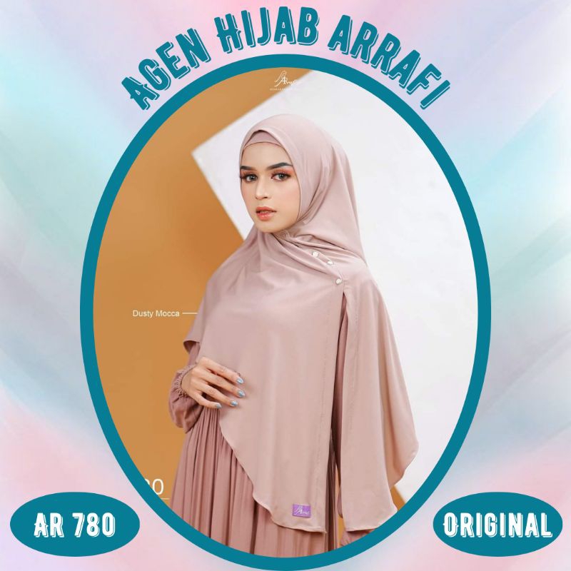 Promo jilbab hijab kerudung segiempat pashmina instan 3 in 1 Jersey melar arrafi AR 780 tanpa jarum 