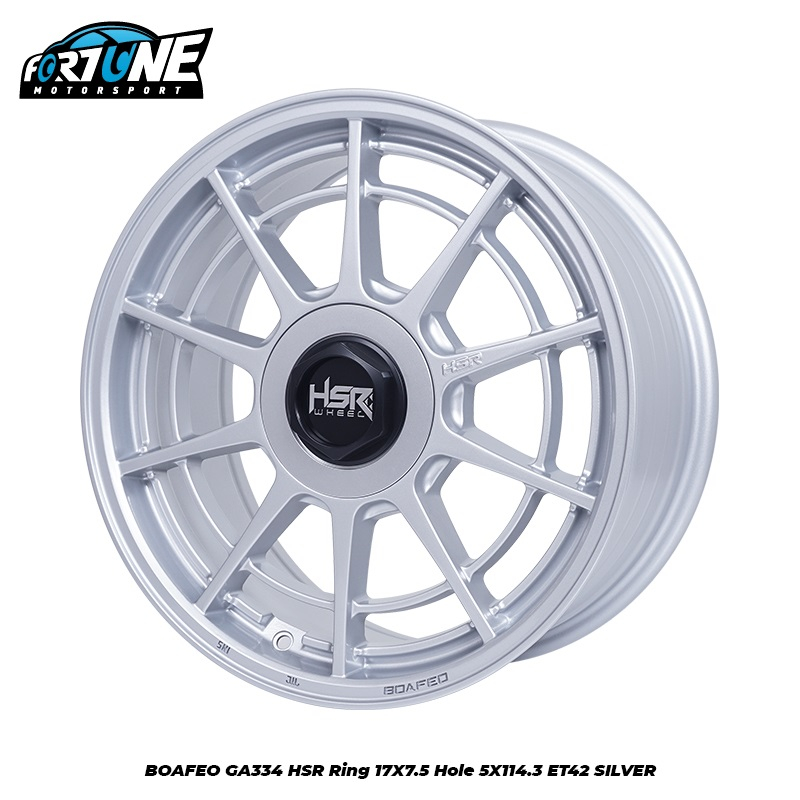 HSR Boafeo Ring 17 Baut 5 PCD 114 Lebar 7,5 R17