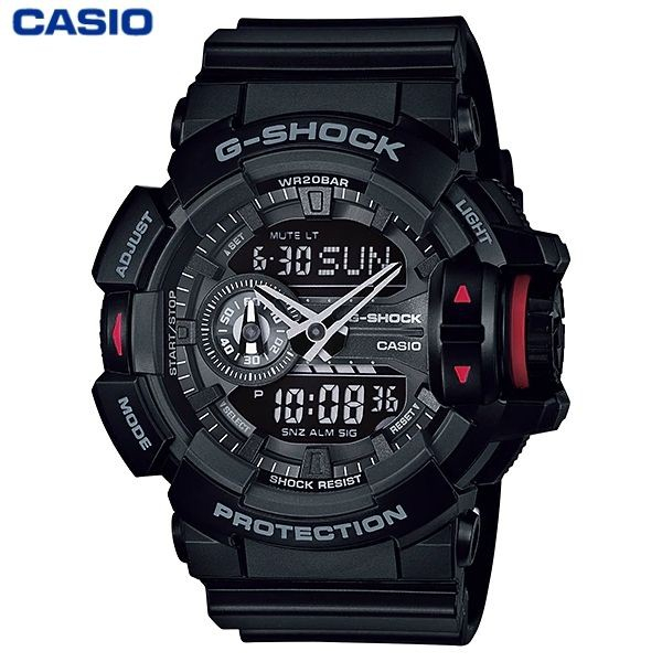 JAM TANGAN PRIA CASIO G-SHOCK GA-400-1B ORIGINAL - GSHOCK GA400 HITAM JAM TANGAN G-SHOCK ORIGINAL