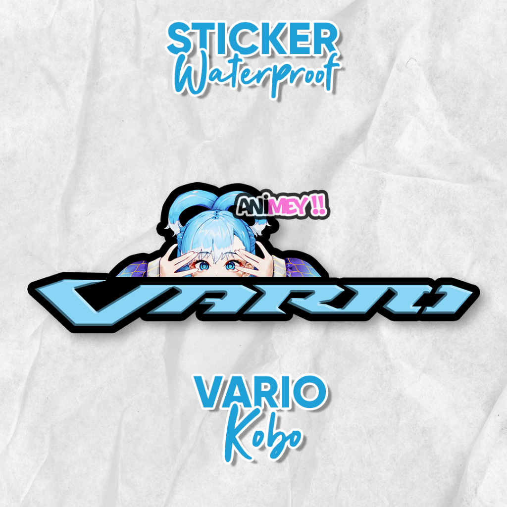 

Stiker Kobo Kanaeru Logo Vario / Stiker Anime Waterproof