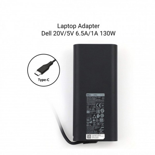 Adaptor Charger Original DELL XPS 17 20V 6.5A 130W DC USB C