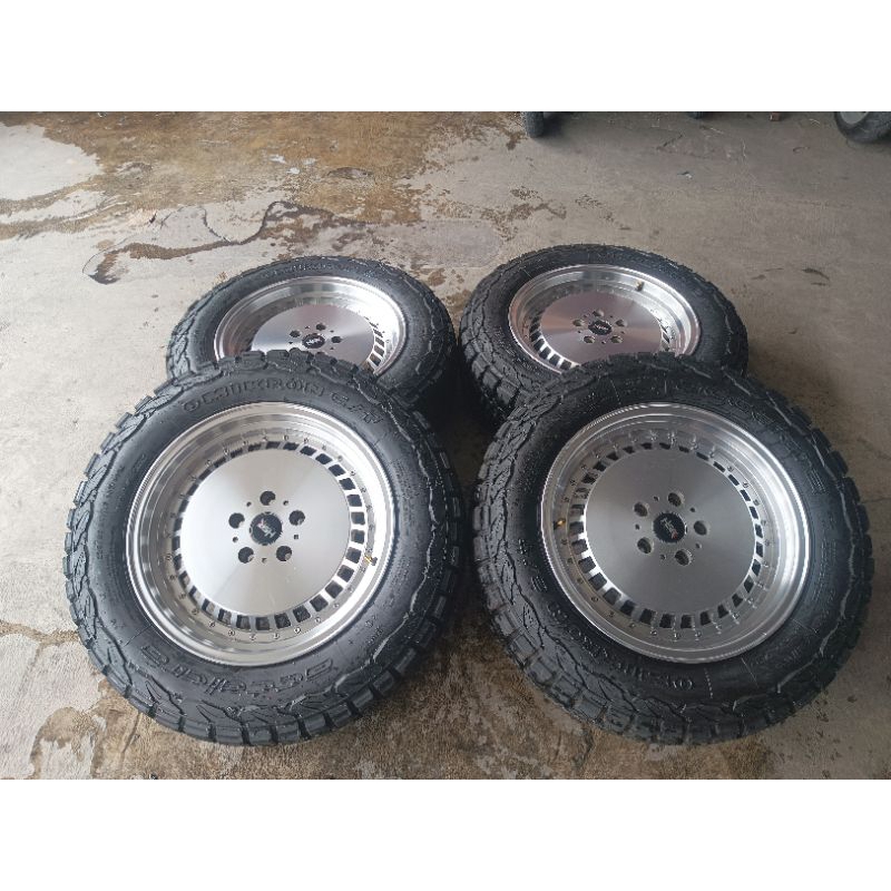 velg bekas mobil hsr Sasebo R17+Ban 225 65 R17-Velg bekas murah.