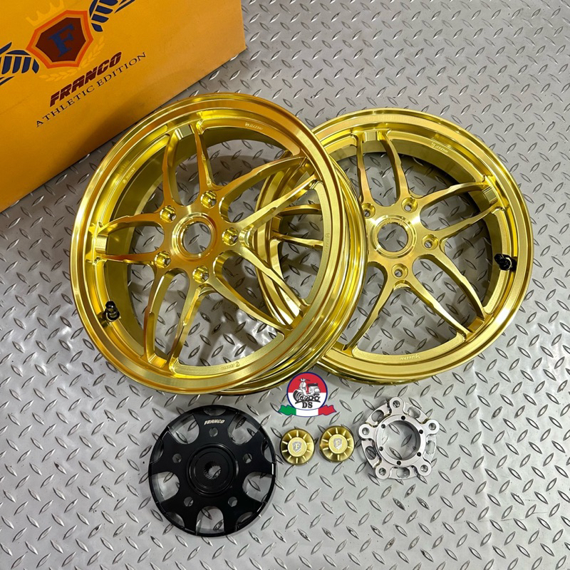 Velg FRANCO Spider Gold 12" Front & Rear Vespa Sprint Primavera GTS GTV