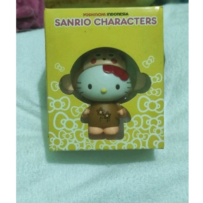 Hello Kitty Osarumonkichi Mini Figure (Yoshinoya x Sanrio Characters)