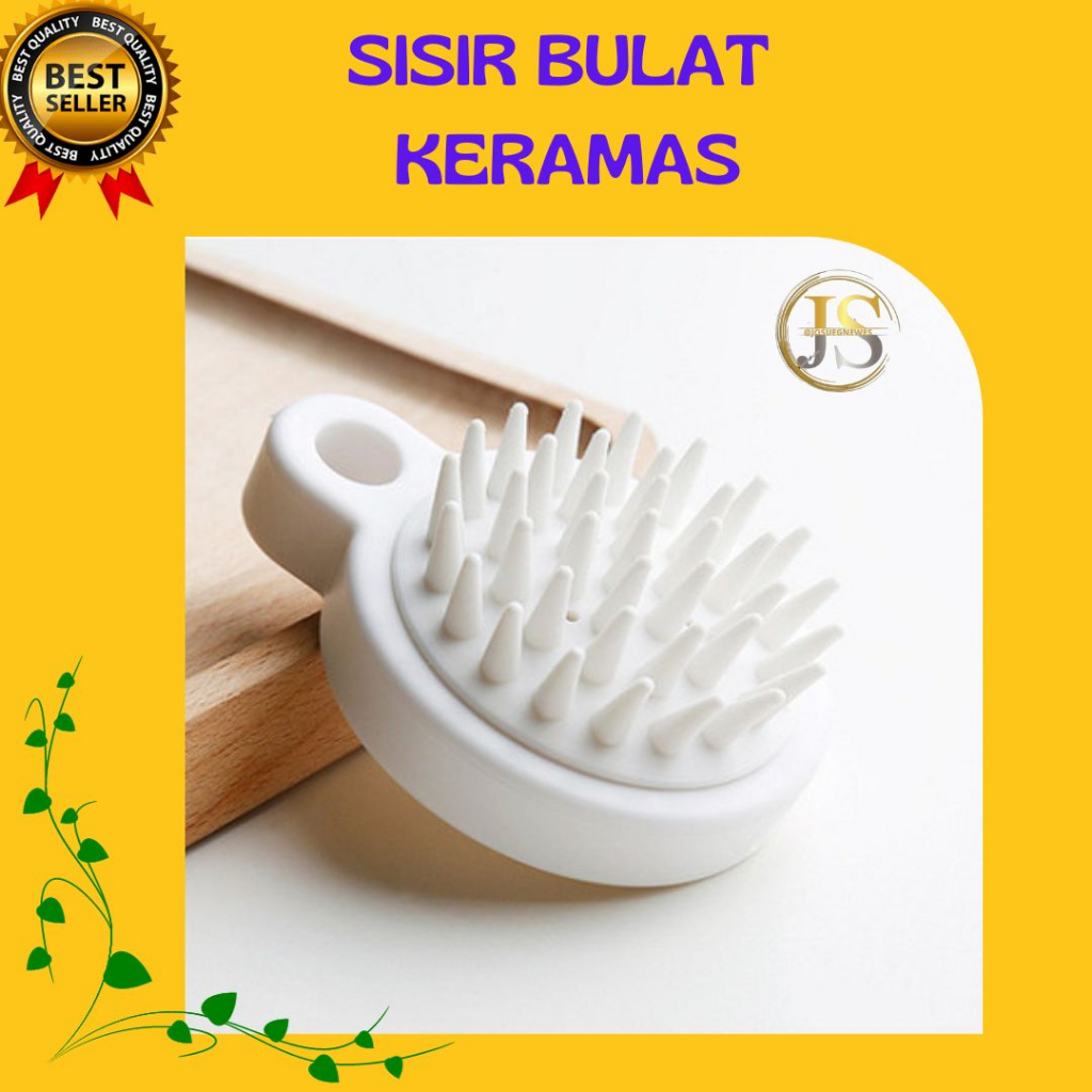 ✞TERMURAH✞ SISIR KERAMAS SILIKON PUTIH MERILEKSKAN  KEPALA / SISIR MANDI SIKAT SISIR