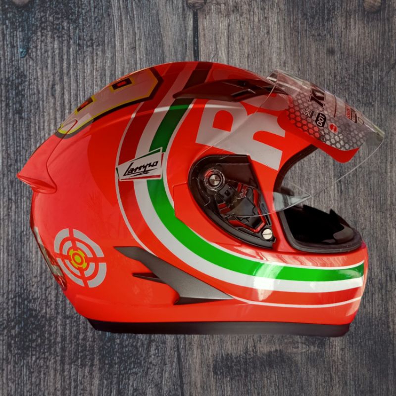Helm KYT Vendetta 2 Andrea Iannone Rosso Mugello / Helm KYT Vendetta Mugello / Helm KYT FullFace / H