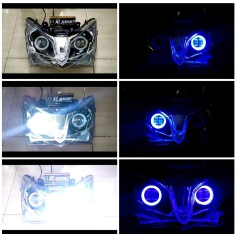 Daymaker Vario 125 Non Led Custom Lampu Depan Reflektor Vario 125 Fi Bohlam Kualitas Terbaik