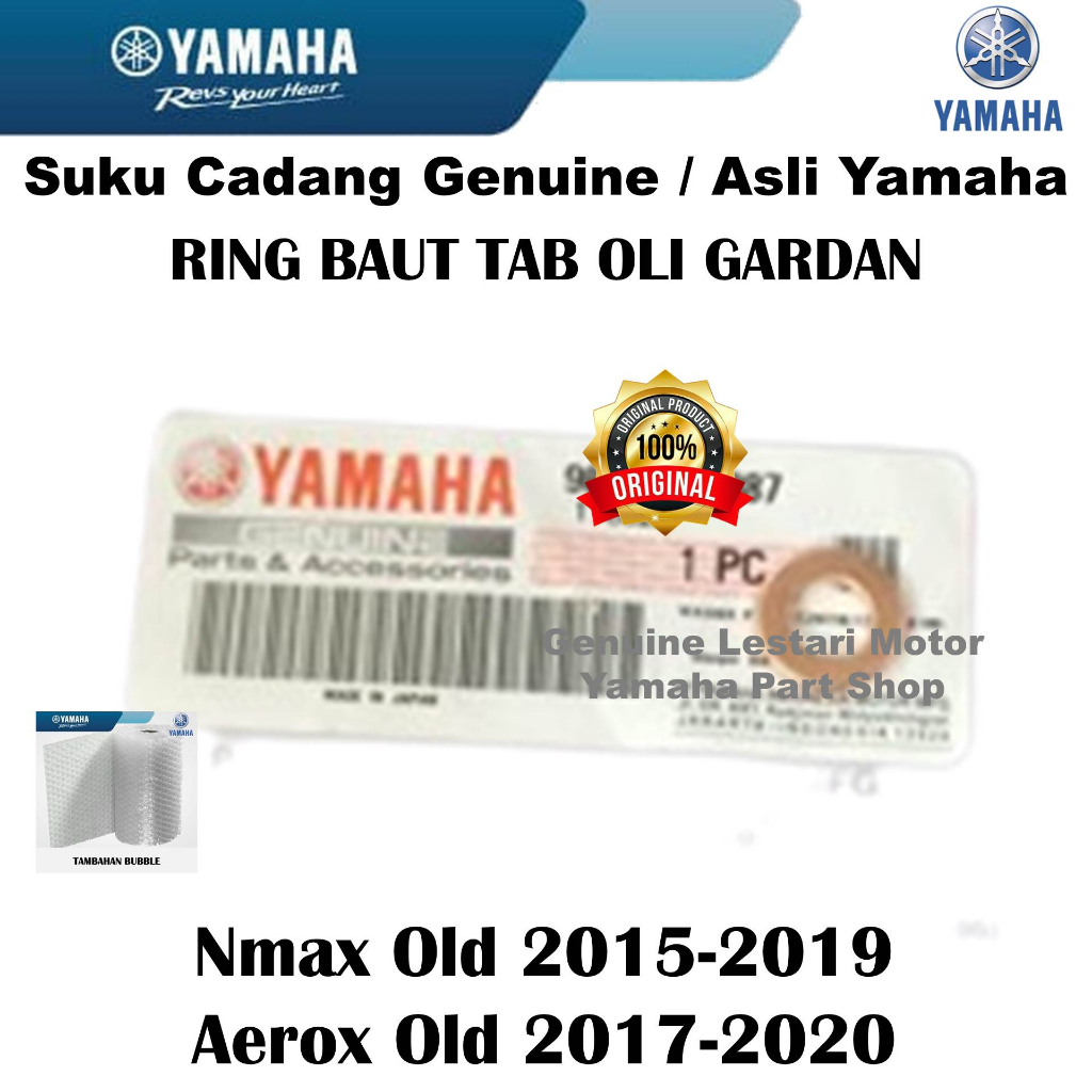 Ring Baut Tab Oli Gardan Aerox Nmax N Max Old Asli Yamaha Surabaya