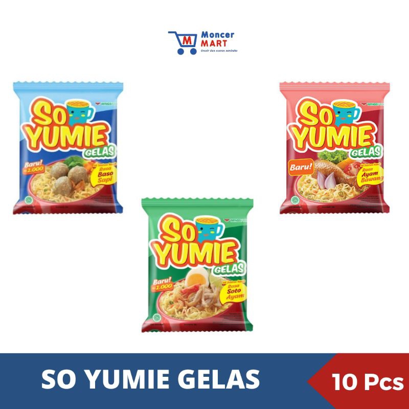 

So Yumie Gelas Instan Renceng Isi 10 Sachet