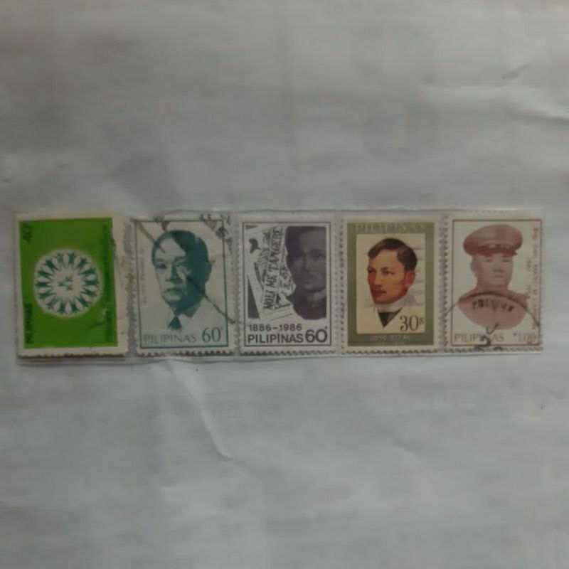 

Perangko Philipina mix set 5 prangko