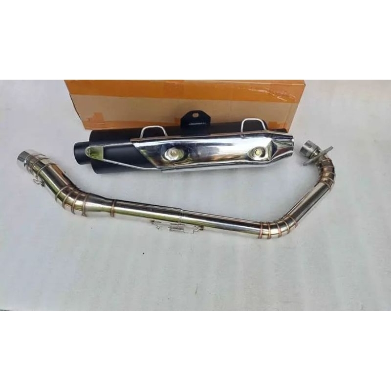 KNALPOT STANDAR RACING SCORPIO PNP CB 150 VIXION SONIC TIGER VERZA DLL