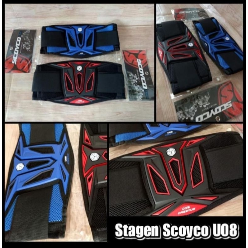 STAGEN SCOYCO U08 ORIGINAL MOTOCROSS KIDNEY BELT BODY PROTEKTOR ADVENTURE TRAIL SEPEDA DOWNHILL MTB 
