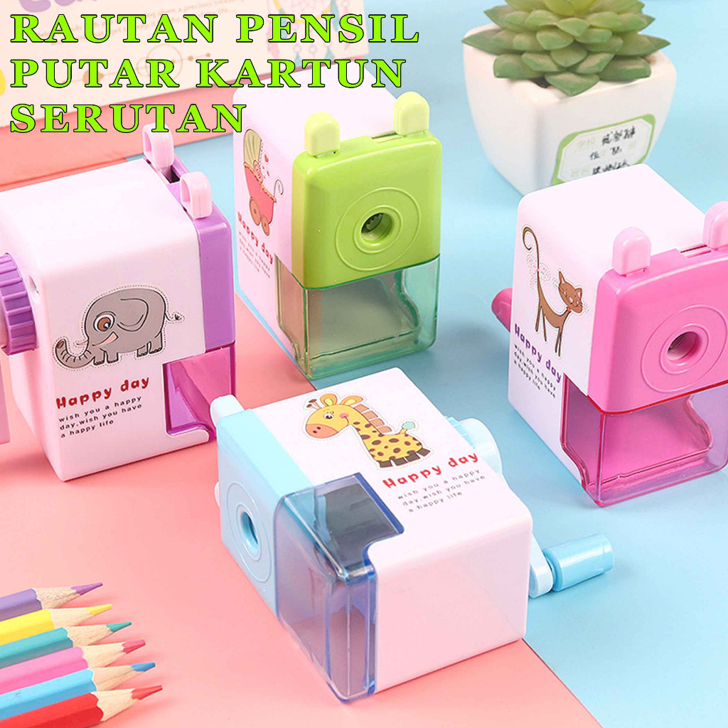

Rautan Pensil / Rautan Putar Kartun / Serutan Multifungsi