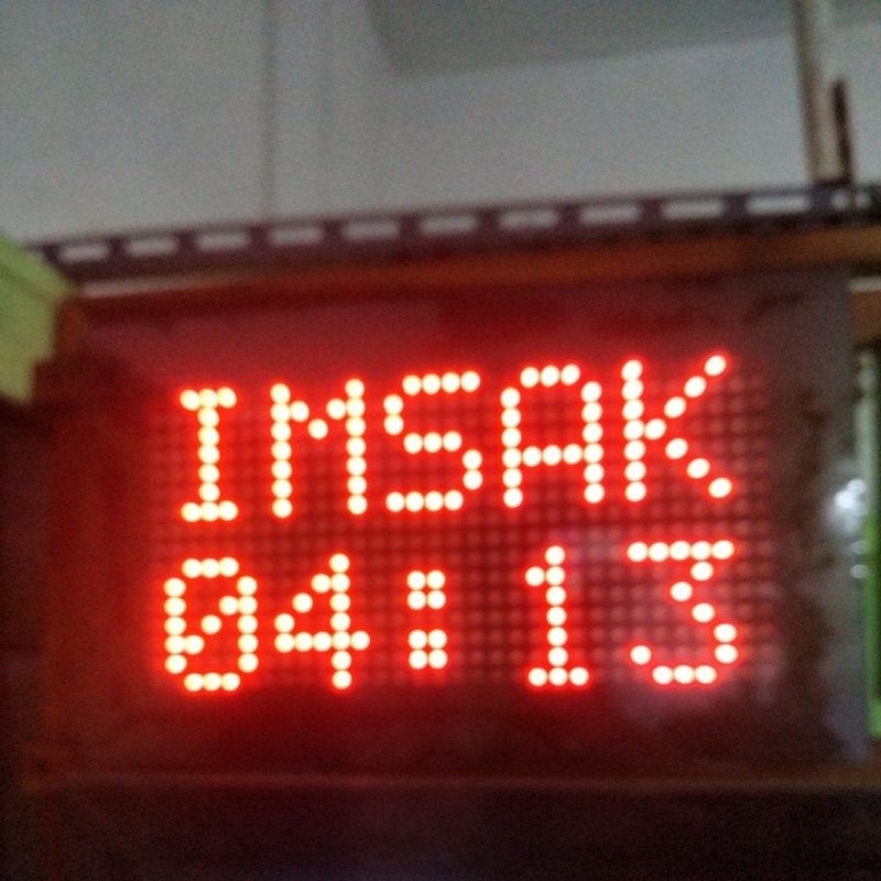 jam jadwal waktu sholat digital